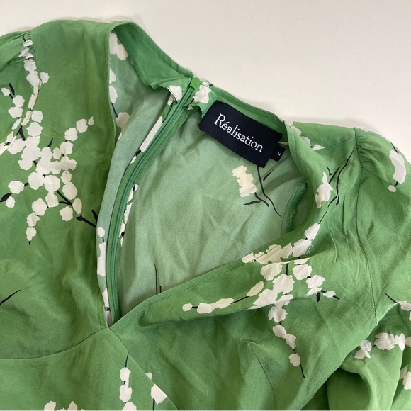 Réalisation Par The Kate Dress in Summer Loving Green - Picture 3 of 6